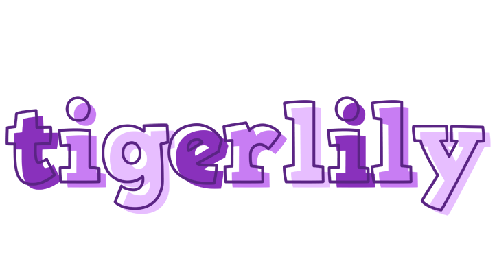 Tigerlily sensual logo