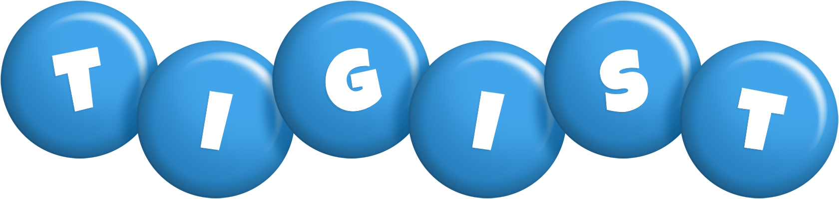 Tigist candy-blue logo