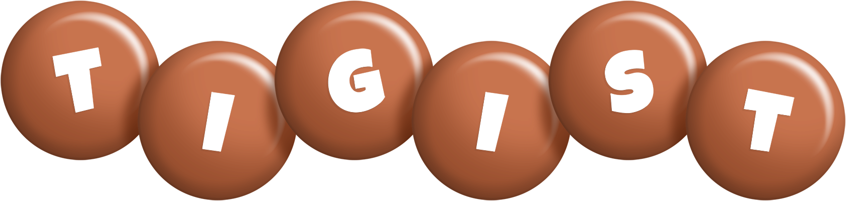 Tigist candy-brown logo