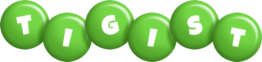 Tigist candy-green logo