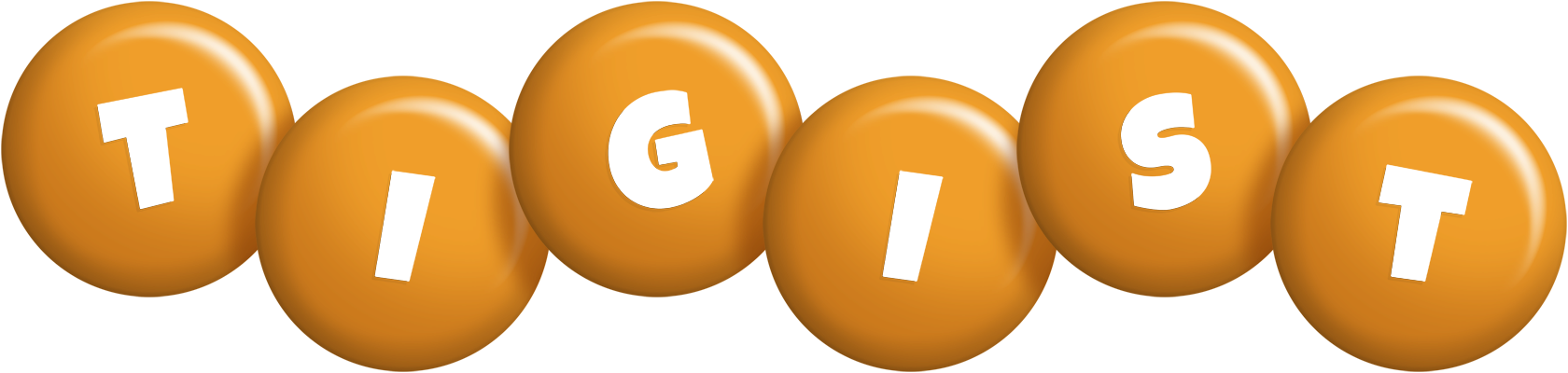 Tigist candy-orange logo