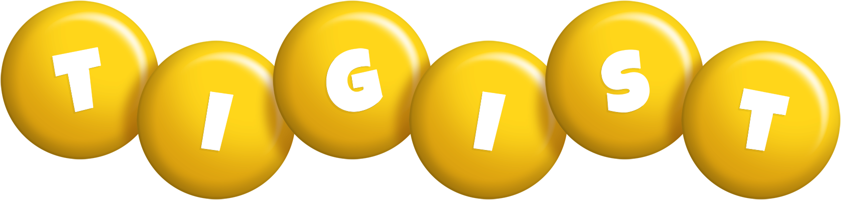 Tigist candy-yellow logo