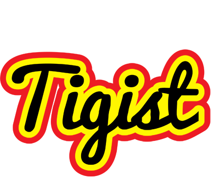 Tigist flaming logo