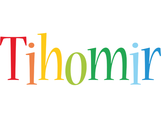Tihomir birthday logo