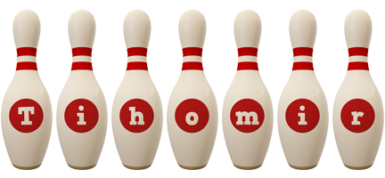 Tihomir bowling-pin logo
