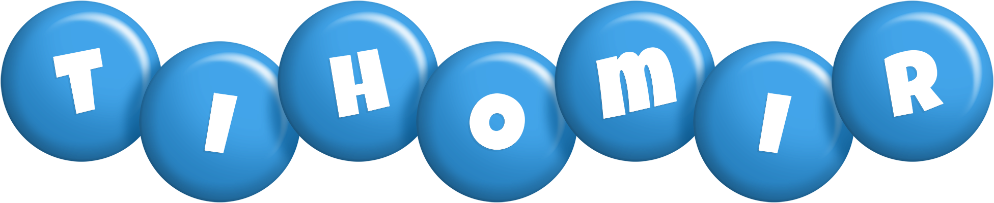 Tihomir candy-blue logo