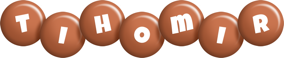 Tihomir candy-brown logo
