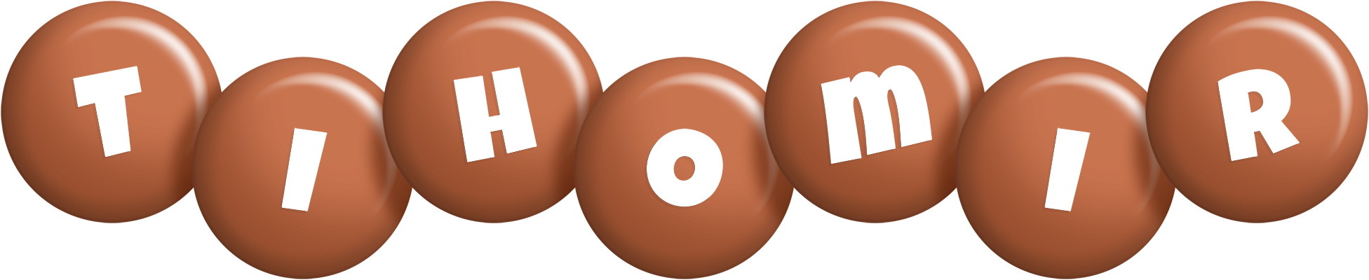 Tihomir candy-brown logo