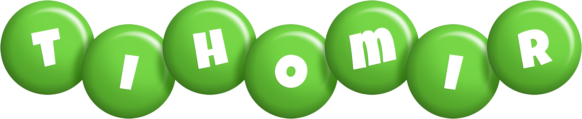Tihomir candy-green logo