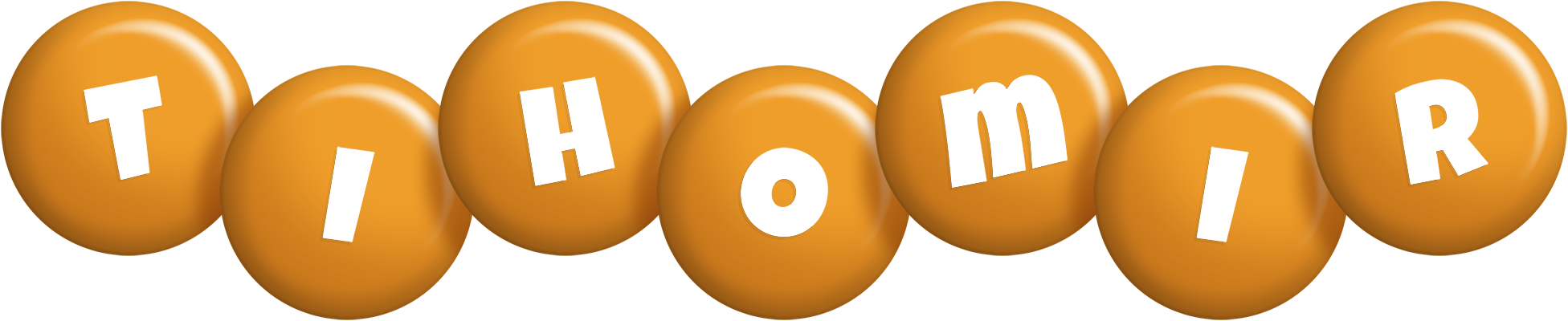 Tihomir candy-orange logo