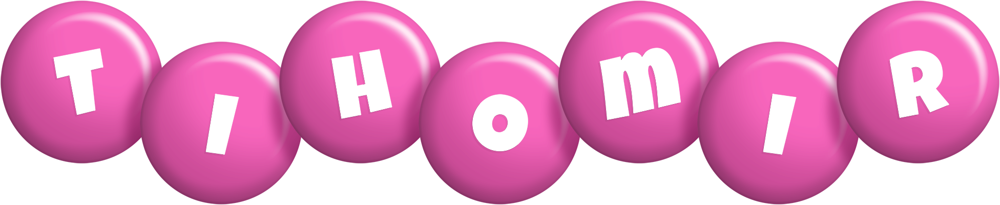 Tihomir candy-pink logo