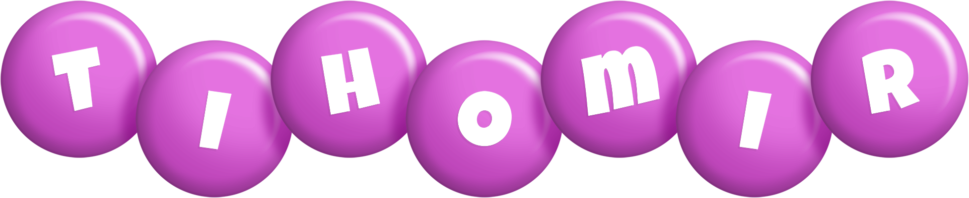 Tihomir candy-purple logo
