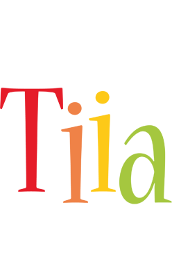 Tiia birthday logo