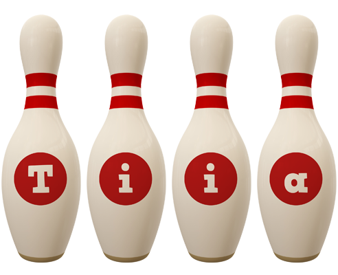 Tiia bowling-pin logo