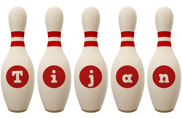 Tijan bowling-pin logo