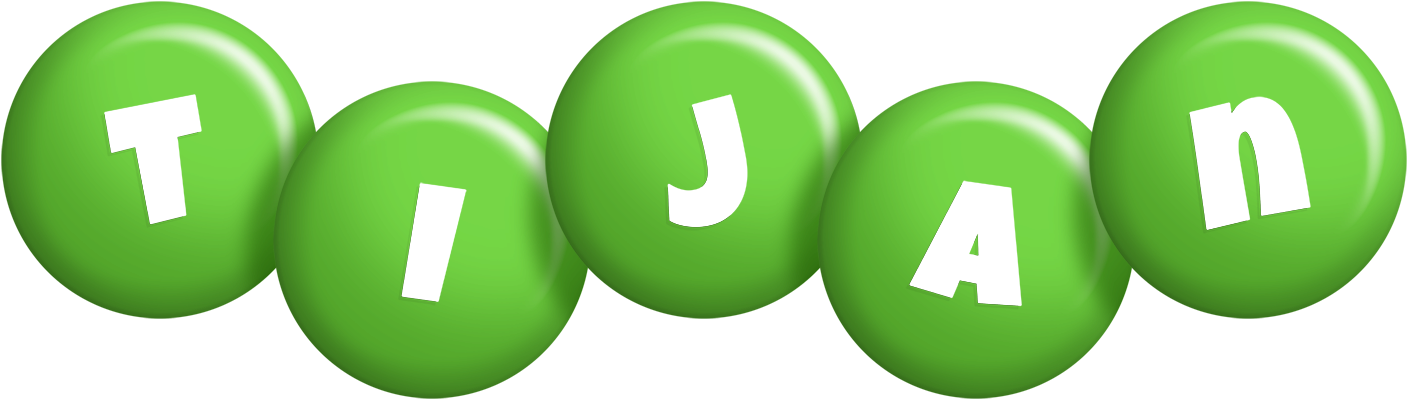 Tijan candy-green logo