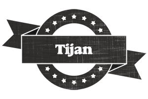 Tijan grunge logo