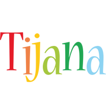 Tijana birthday logo