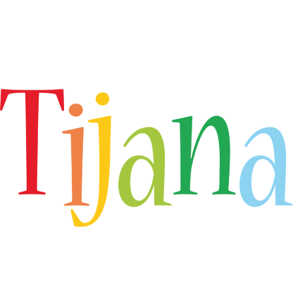 Tijana birthday logo