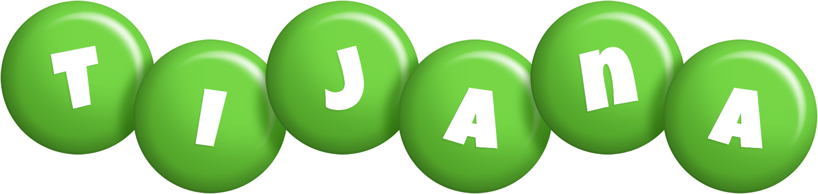 Tijana candy-green logo