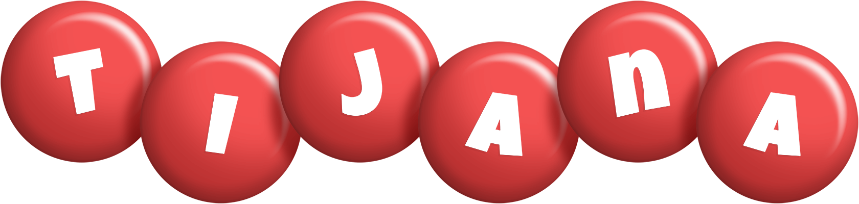 Tijana candy-red logo