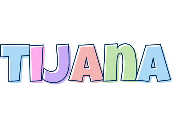 Tijana pastel logo