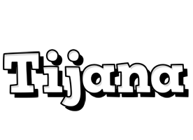 Tijana snowing logo