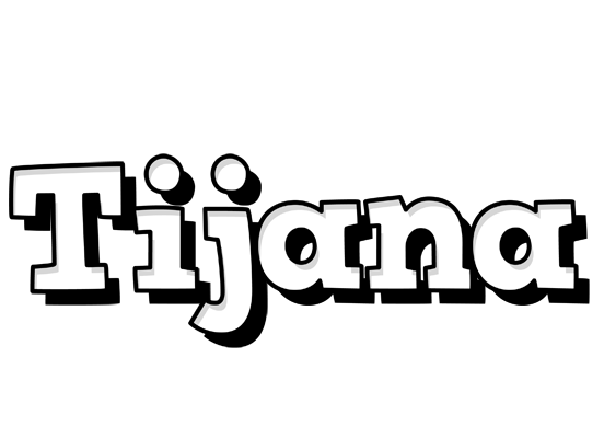 Tijana snowing logo