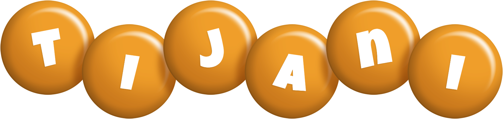 Tijani candy-orange logo