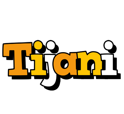 Tijani cartoon logo