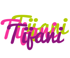 Tijani flowers logo