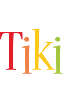 Tiki birthday logo
