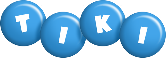 Tiki candy-blue logo