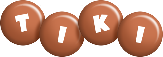 Tiki candy-brown logo