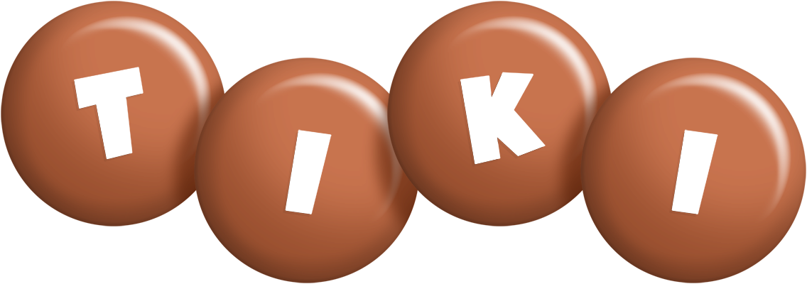 Tiki candy-brown logo