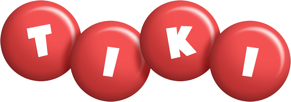 Tiki candy-red logo
