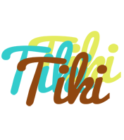 Tiki cupcake logo