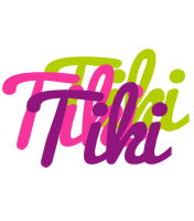 Tiki flowers logo