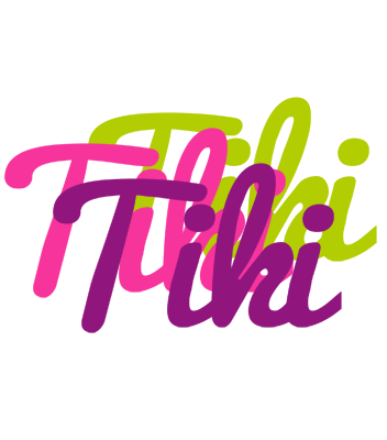 Tiki flowers logo