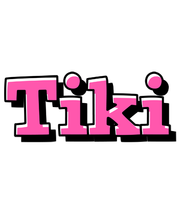 Tiki girlish logo