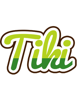 Tiki golfing logo