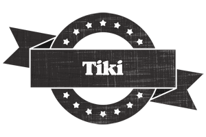 Tiki grunge logo