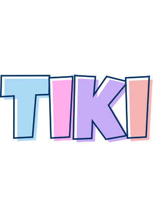 Tiki pastel logo