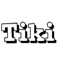 Tiki snowing logo