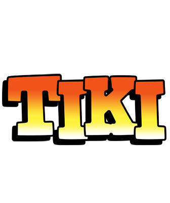 Tiki sunset logo