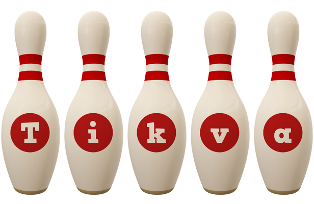 Tikva bowling-pin logo