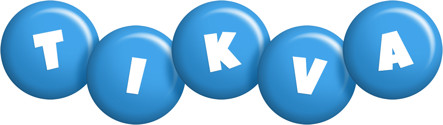 Tikva candy-blue logo