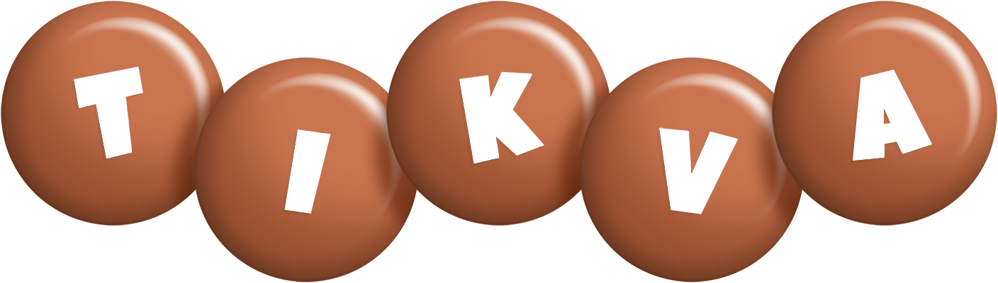 Tikva candy-brown logo