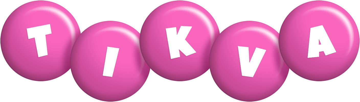 Tikva candy-pink logo