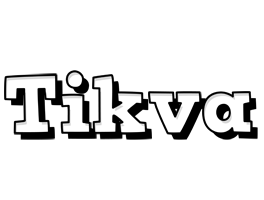 Tikva snowing logo